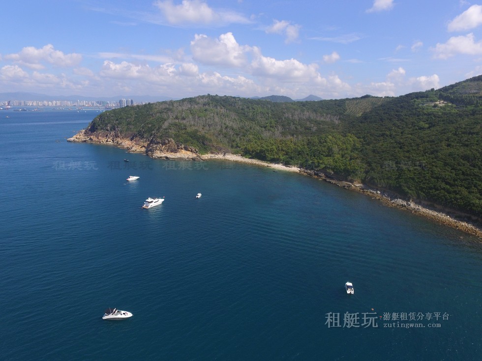 三亞旅游游艇租賃，三亞港至三亞角航線