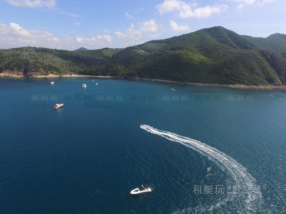 三亞旅游游艇租賃，三亞港至三亞角航線
